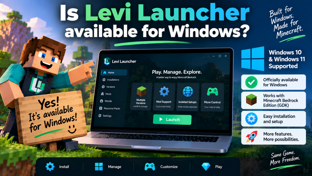 Is Levi Launcher available for Windows?