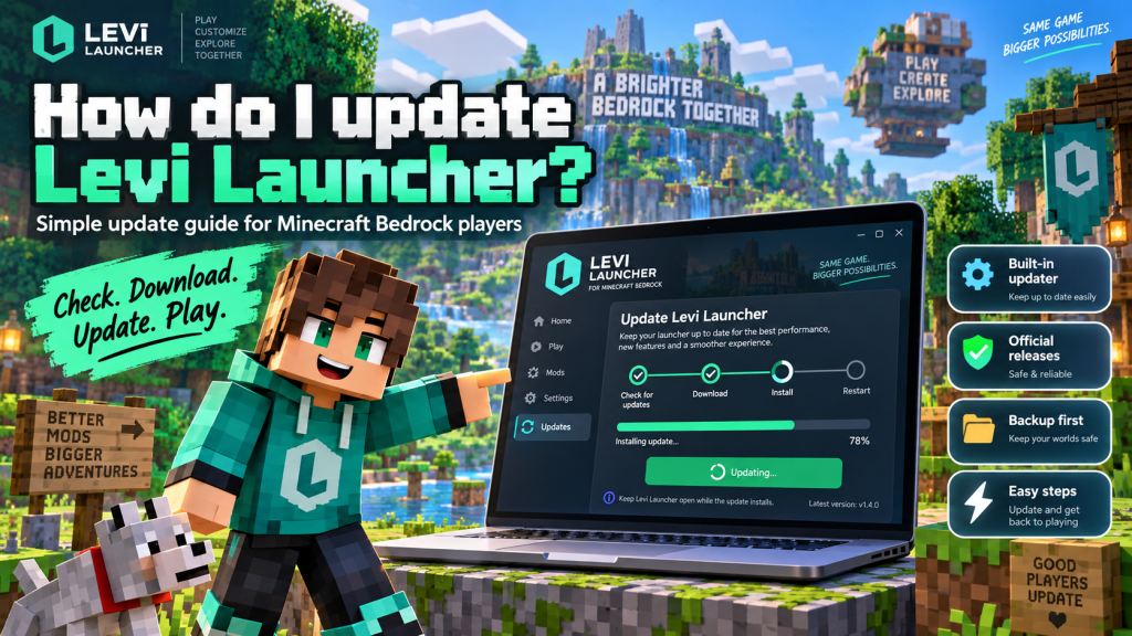 How do I update Levi Launcher?